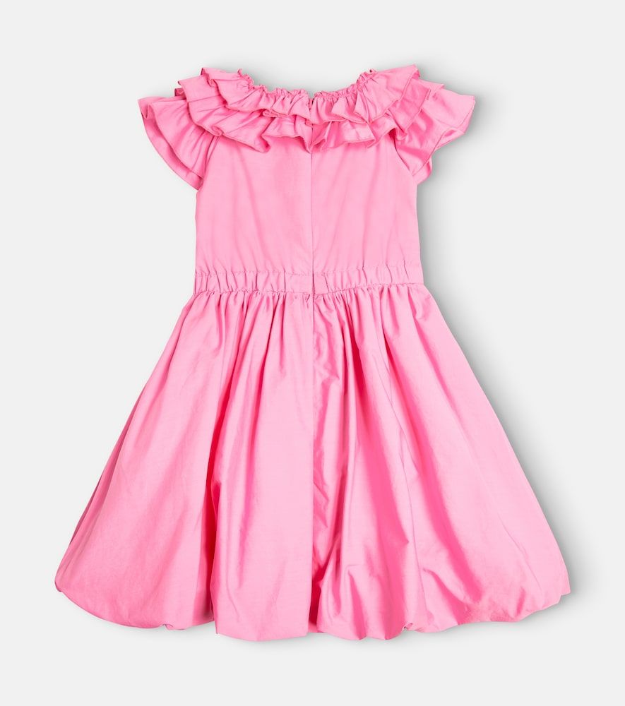 Vestido de algodón con volantes - Monnalisa - Modalova