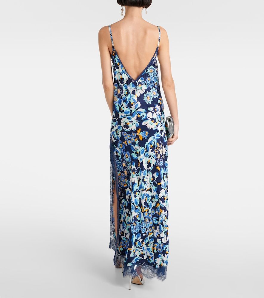 Abito sottoveste con pizzo floreale - Poupette St Barth - Modalova