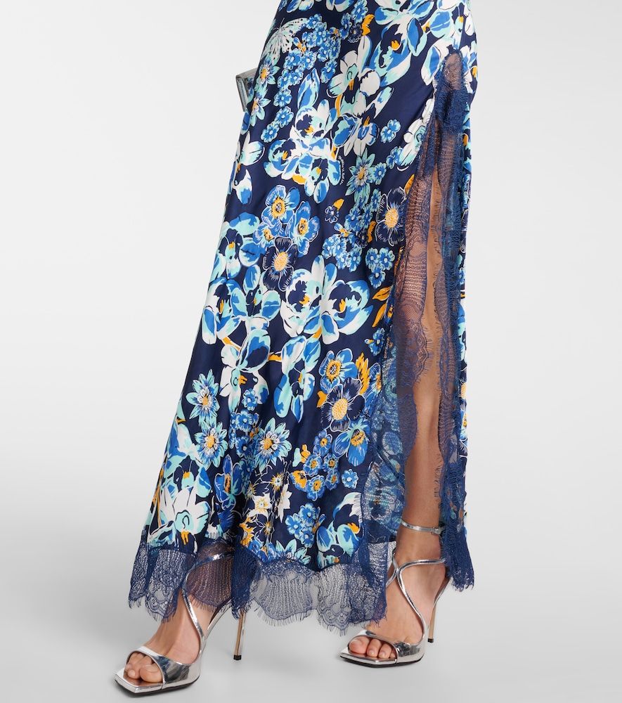 Abito sottoveste con pizzo floreale - Poupette St Barth - Modalova