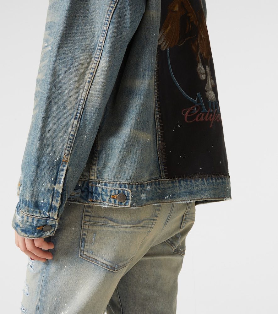 Vintage Pegasus distressed denim jacket - Amiri - Modalova
