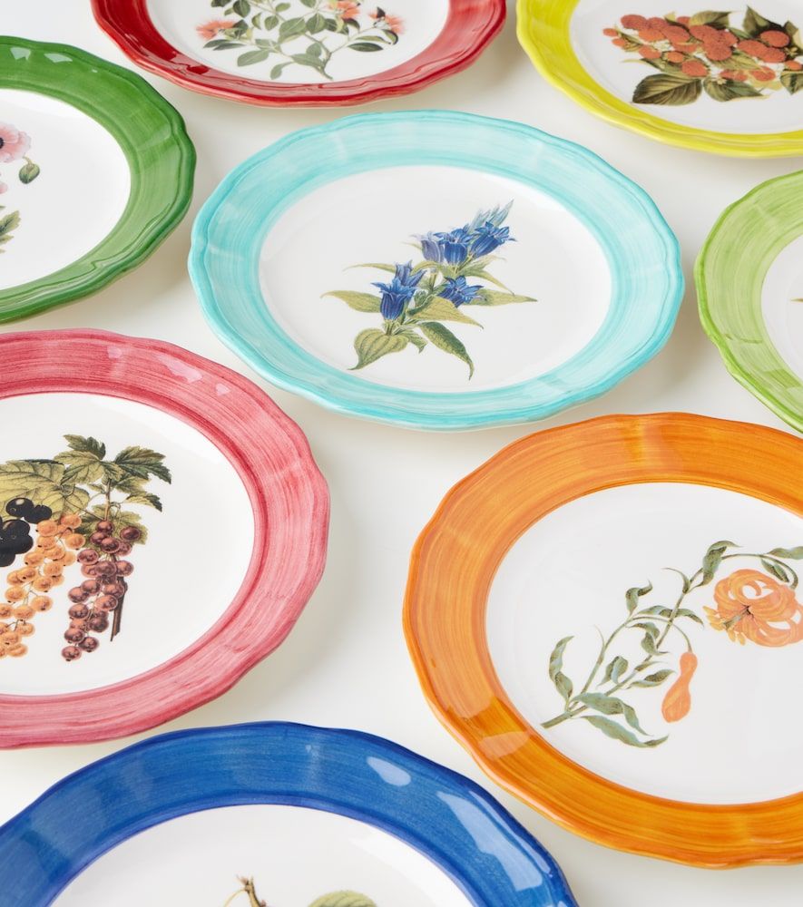 Set de 4 platos Botanica de cerámica - Les-Ottomans - Modalova