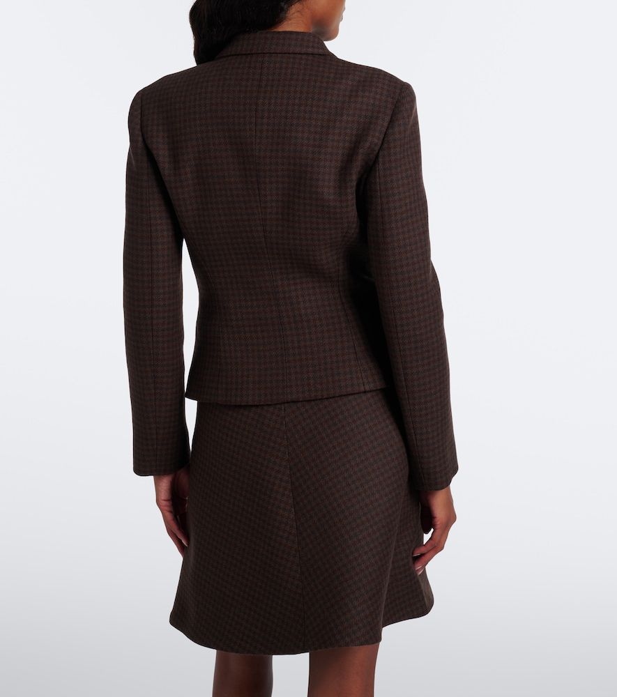 Gucci Houndstooth wool-blend blazer - Gucci - Modalova