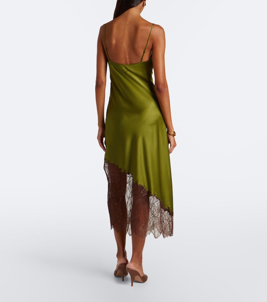Abito sottoveste Lara in misto seta con pizzo - Staud - Modalova