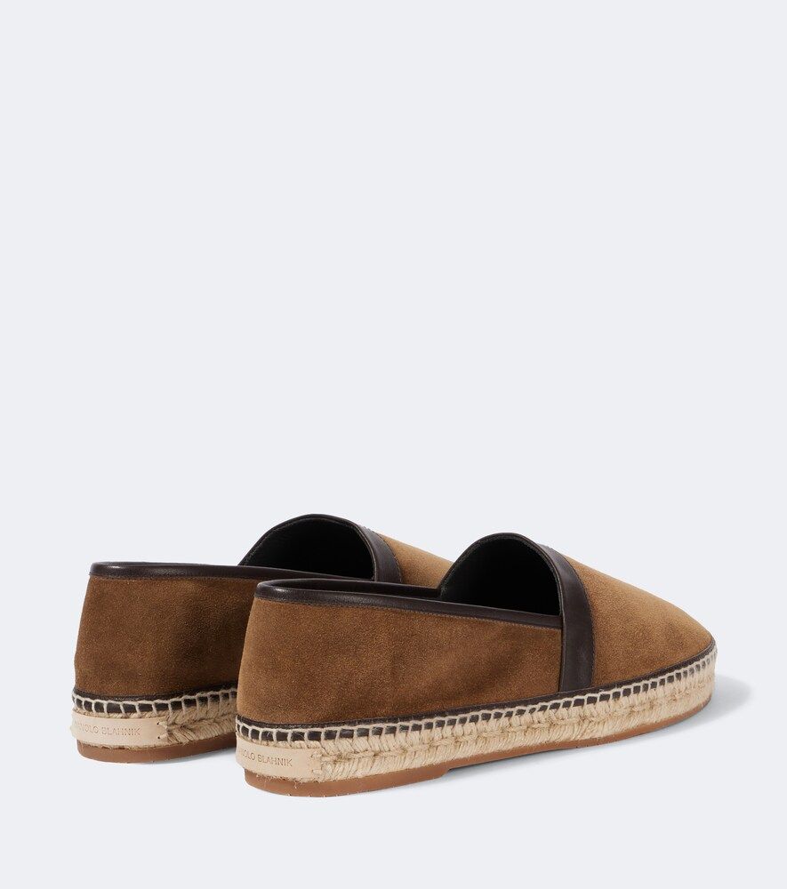 Espadrilles Nerano aus Veloursleder - Manolo Blahnik - Modalova
