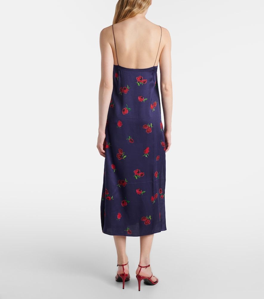 Abito sottoveste Sicily in twill con stampa - Khaite - Modalova