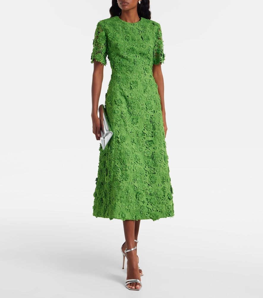 Leo Lin Caroline lace midi dress - Leo Lin - Modalova