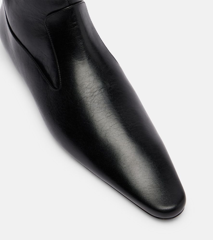 Twisted leather knee-high boots - Tory Burch - Modalova