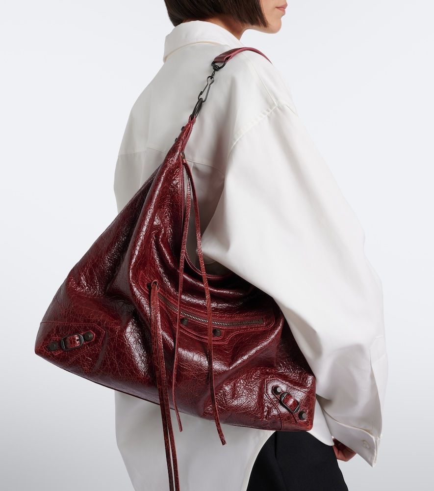 Schultertasche Le City Medium aus Leder - Balenciaga - Modalova