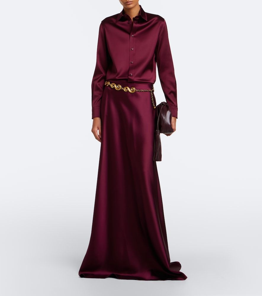 Maxirock Masina aus Satin - Ralph Lauren Collection - Modalova