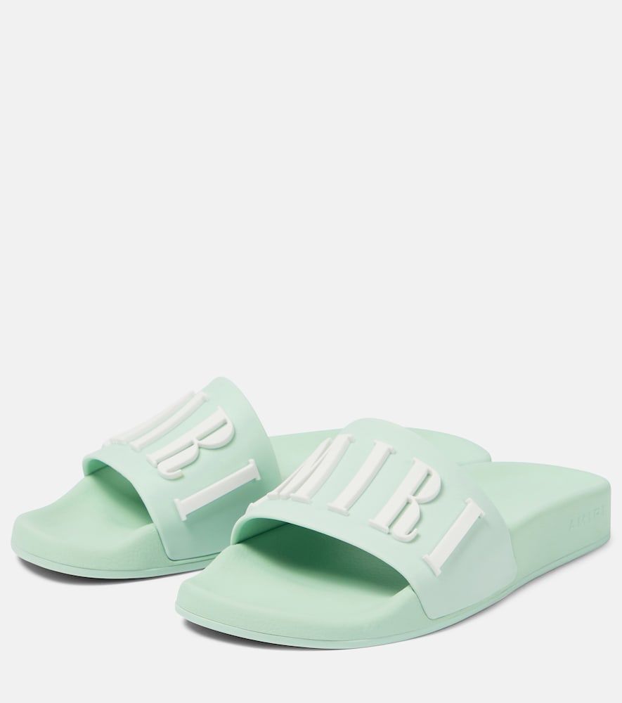 Amiri Logo rubber slides - Amiri - Modalova