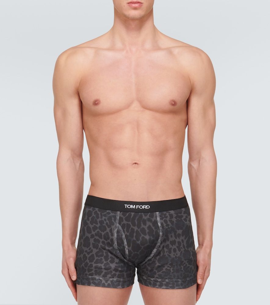 Bóxer briefs de mezcla de algodón estampados - Tom Ford - Modalova
