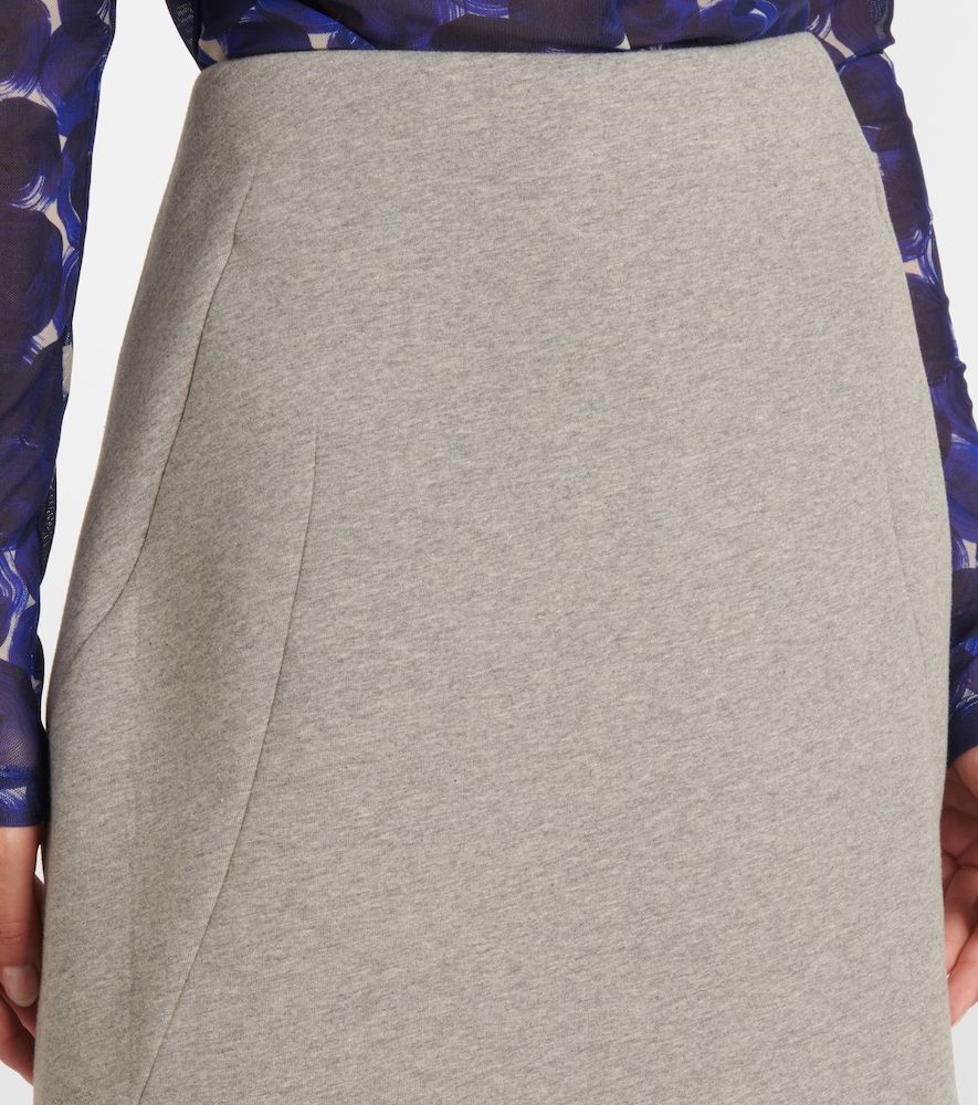 Falda midi en mezcla de algodón - Dries Van Noten - Modalova