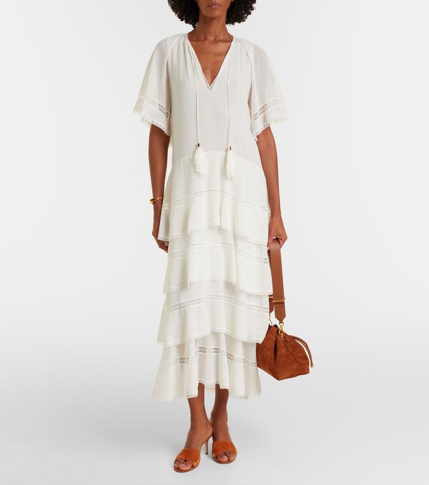 Vestido midi Dreamful en mezcla de algodón y seda - Dorothee Schumacher - Modalova