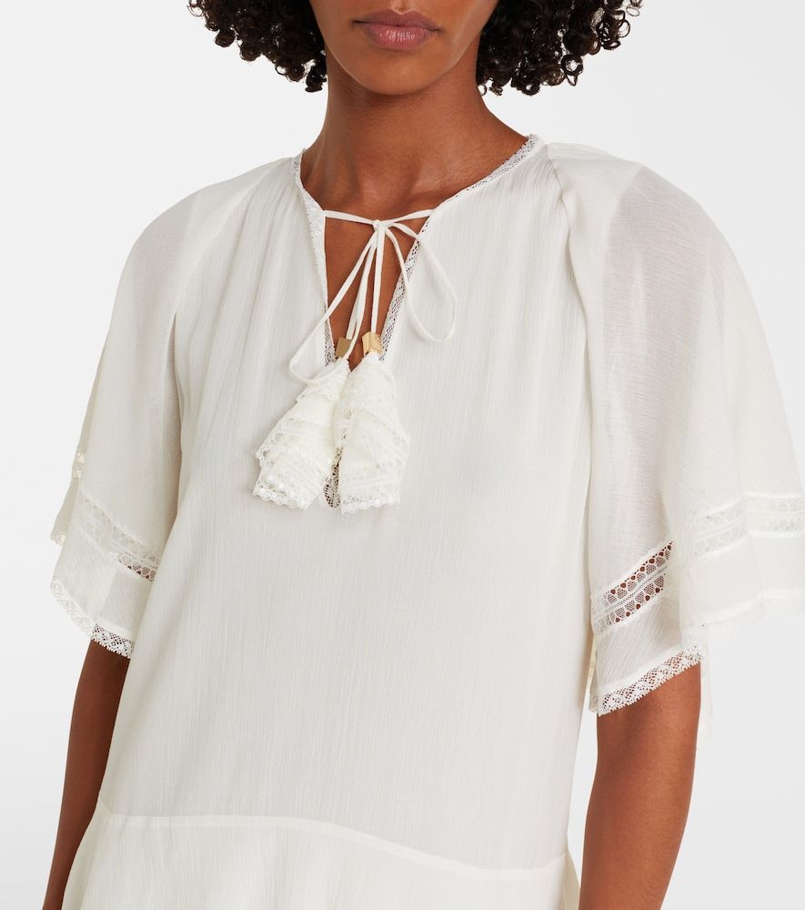 Vestido midi Dreamful en mezcla de algodón y seda - Dorothee Schumacher - Modalova