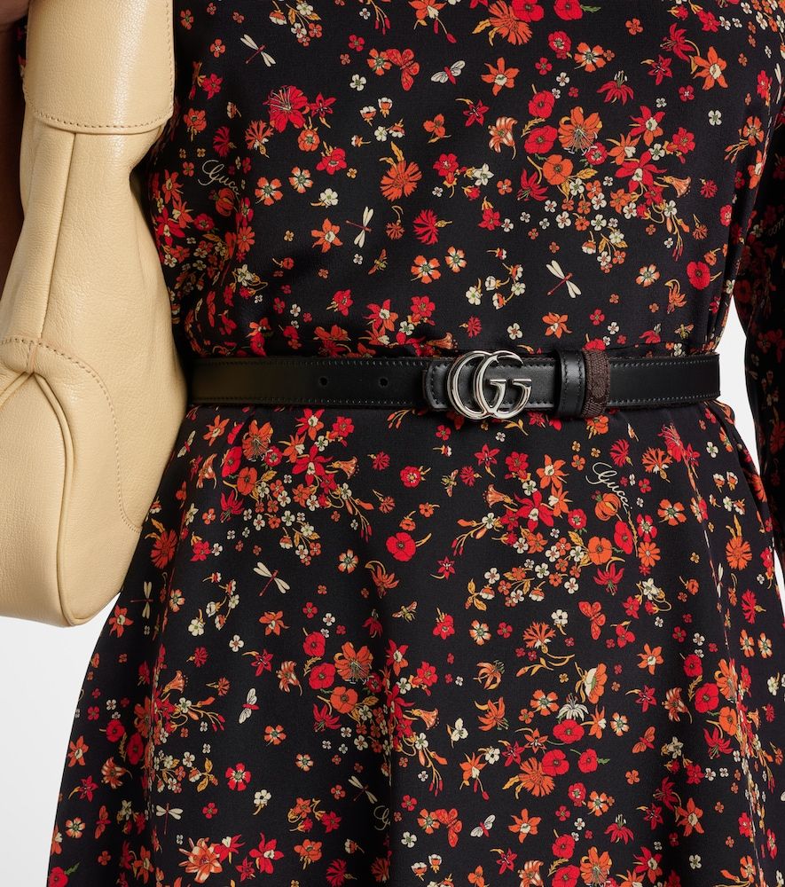 Wendbarer Gürtel GG Marmont aus Canvas - Gucci - Modalova