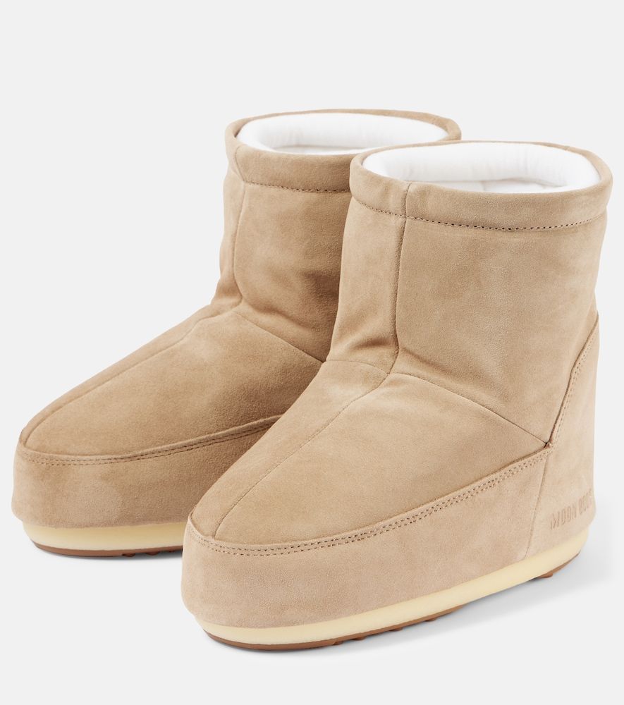 Schneestiefel Icon Low aus Veloursleder - Moon Boot - Modalova