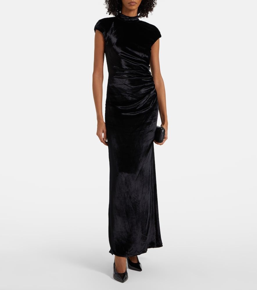 Staud Robe Tina aus Samt - Staud - Modalova