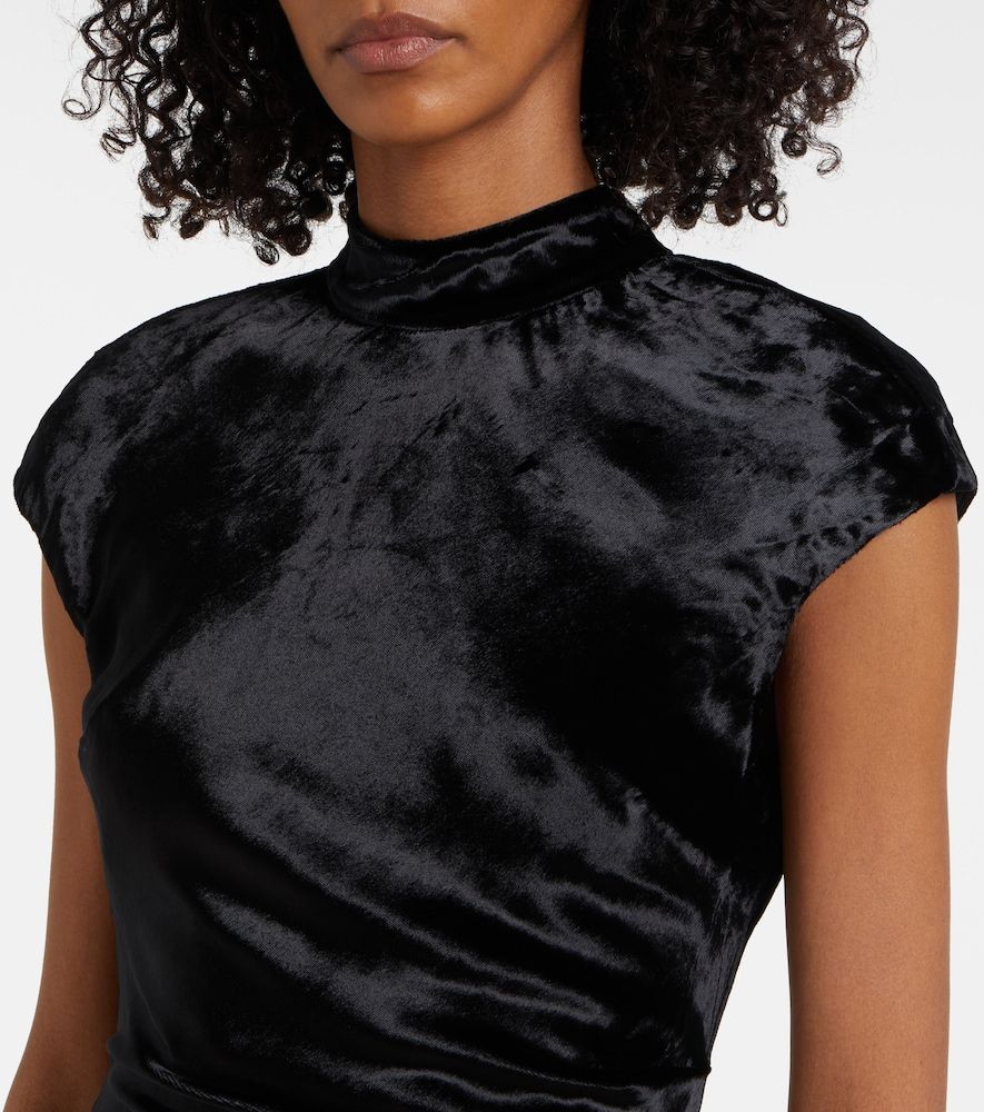 Staud Robe Tina aus Samt - Staud - Modalova