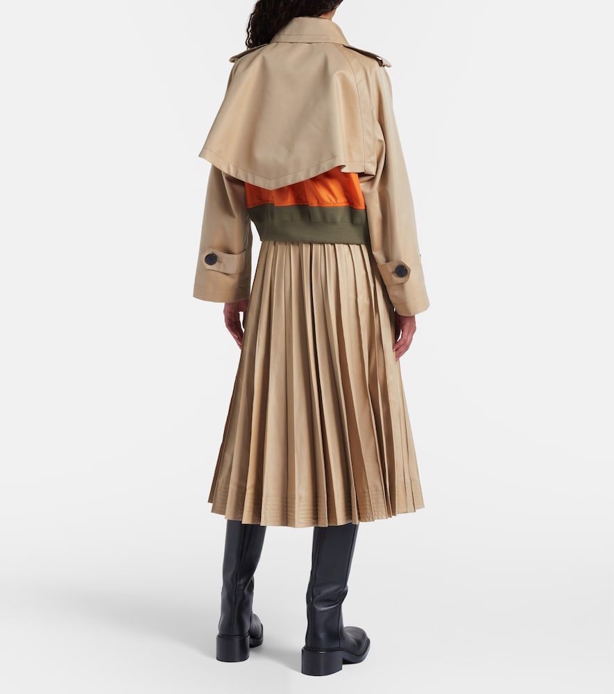 Cotton-blend gabardine and twill jacket - Sacai - Modalova
