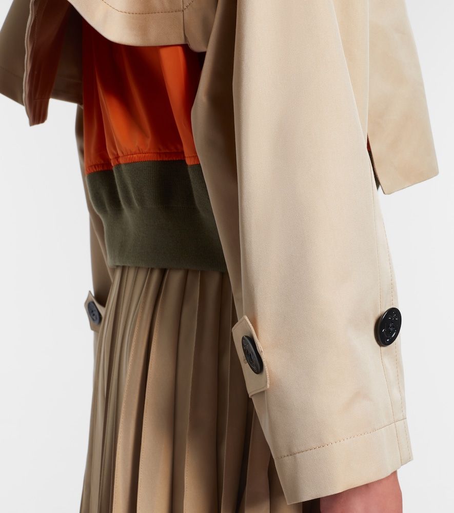 Cotton-blend gabardine and twill jacket - Sacai - Modalova