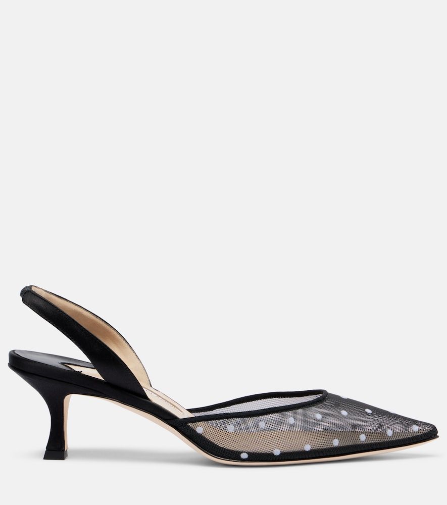 Slingback-Pumps Carolyne 50 aus Mesh - Manolo Blahnik - Modalova