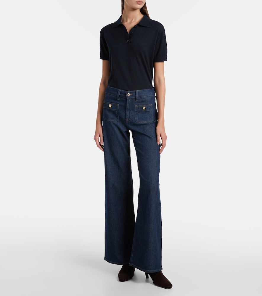 Mid-Rise Wide-Leg Jeans Lotta Tailorless - 7 For All Mankind - Modalova