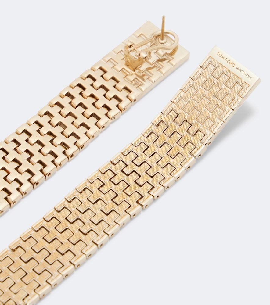 Tom Ford Pendientes Aion de latón - Tom Ford - Modalova