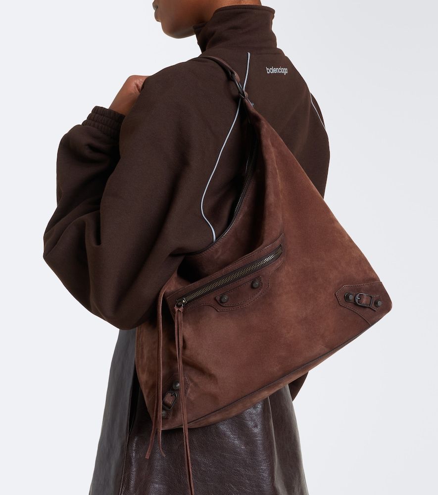 Le City Medium suede tote bag - Balenciaga - Modalova