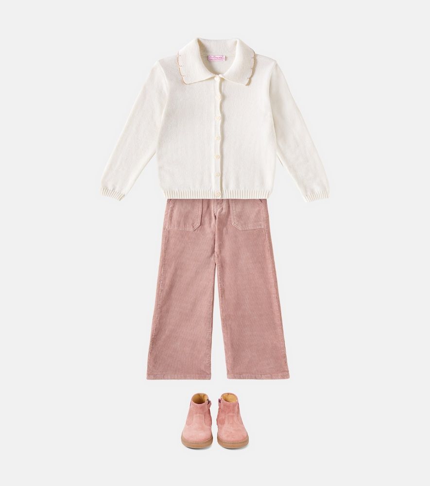 Pantalones anchos Enola de pana de algodón - La Coqueta - Modalova