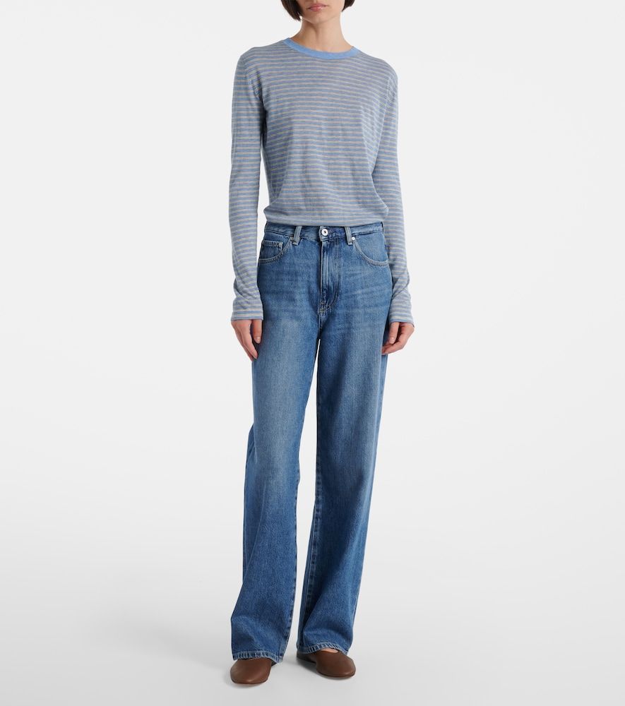 Jeans Kora a gamba larga a vita media - AG Jeans - Modalova