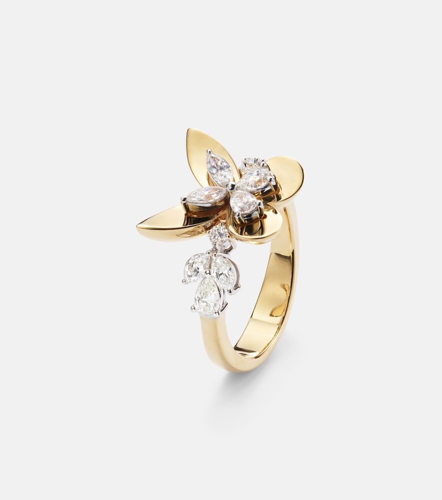 Anillo Golden Strada de oro de 18 ct con diamantes - Yeprem - Modalova