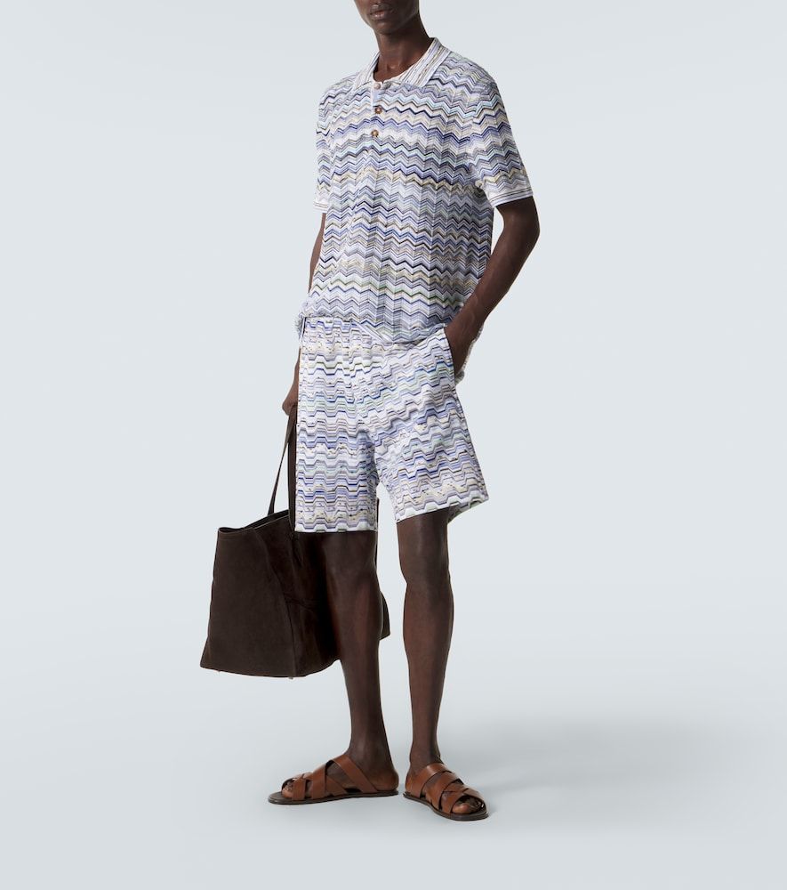 Missoni Shorts in cotone a zig-zag - Missoni - Modalova