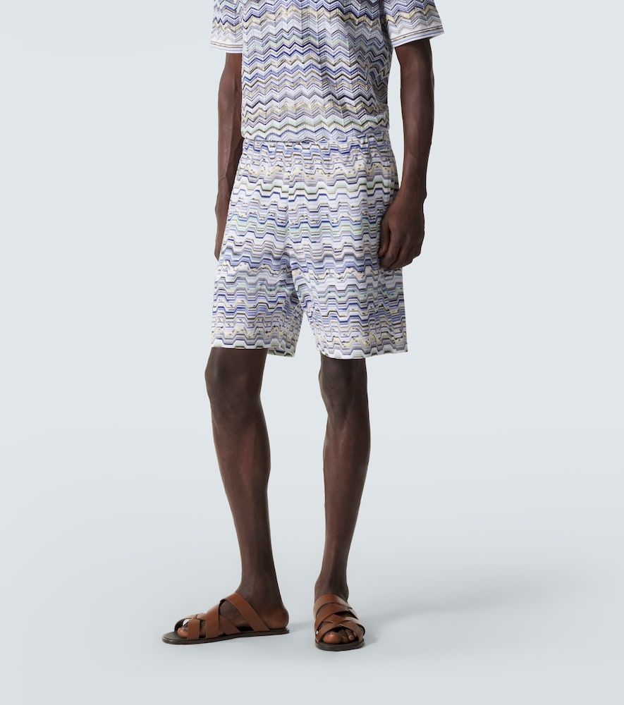 Missoni Shorts in cotone a zig-zag - Missoni - Modalova