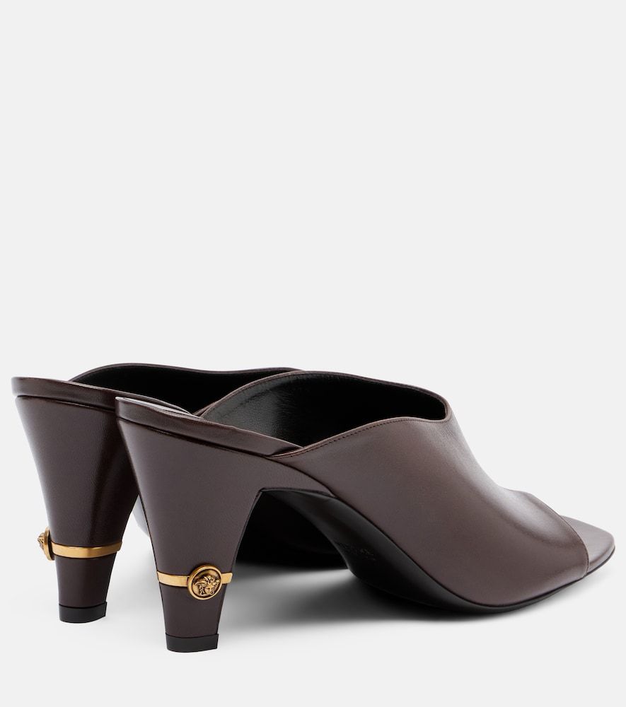 Versace Mules Giulietta in pelle - Versace - Modalova