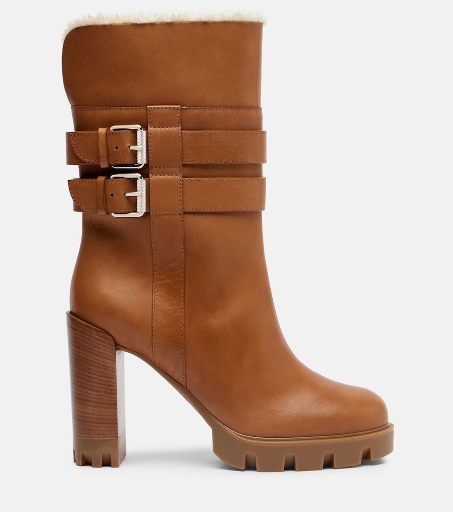 Ankle Boots Elisawalk 100 aus Leder - Christian Louboutin - Modalova
