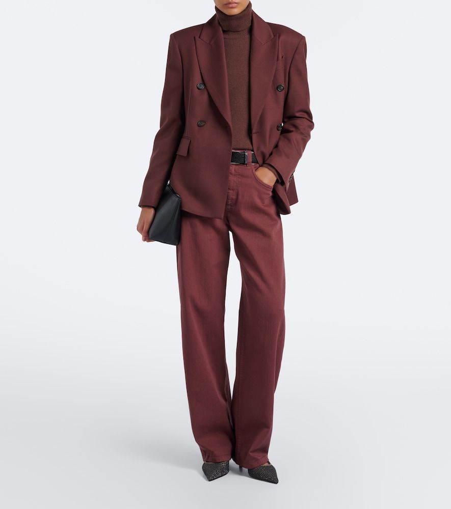 Wide-Leg Mid-Rise Jeans Monili - Brunello Cucinelli - Modalova