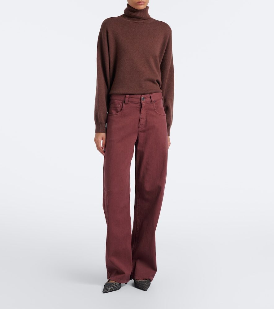 Wide-Leg Mid-Rise Jeans Monili - Brunello Cucinelli - Modalova