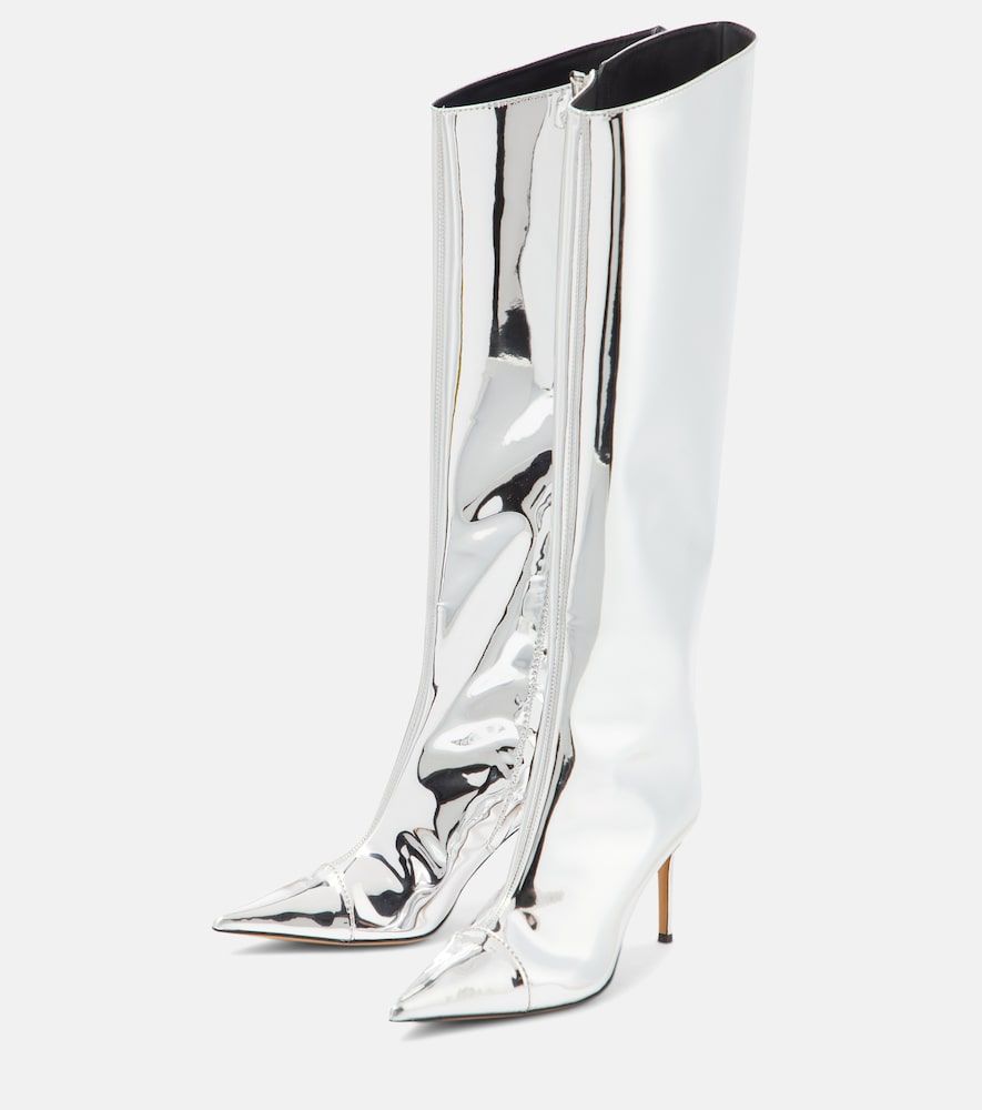 Botas mosqueteras Alex 105 metalizadas - Alexandre Vauthier - Modalova
