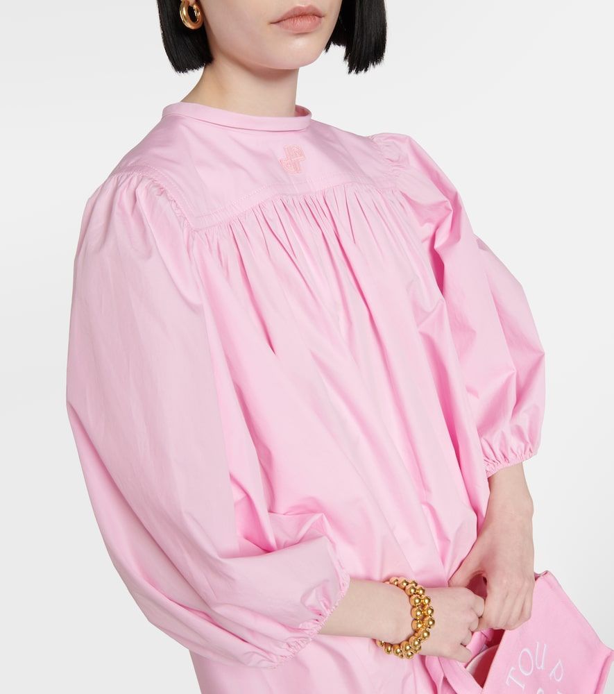 Vestido corto de popelín de algodón - Patou - Modalova
