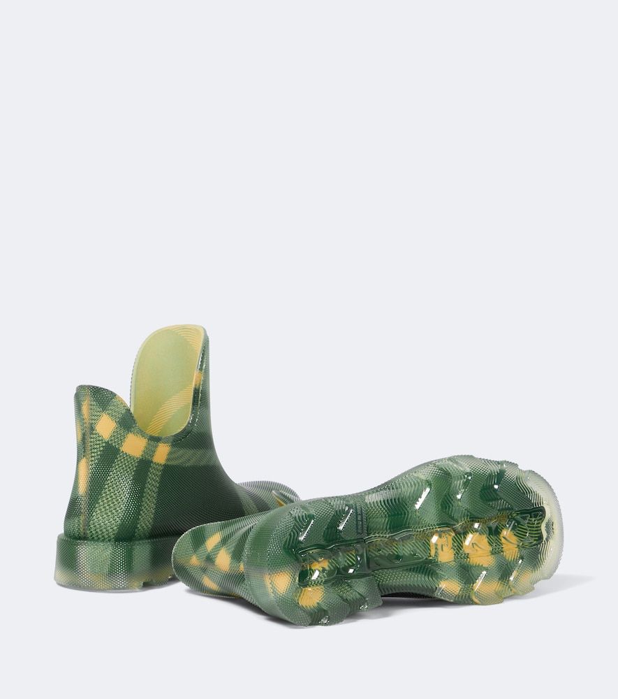 Stivali da pioggia Check - Burberry - Modalova