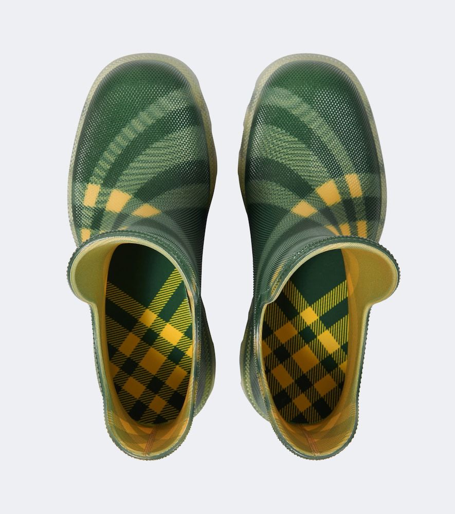 Stivali da pioggia Check - Burberry - Modalova