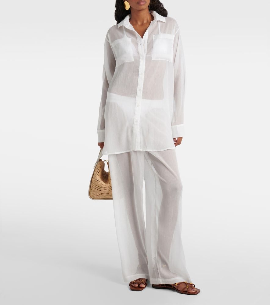 Jade Swim Mika sheer shirt - Jade Swim - Modalova