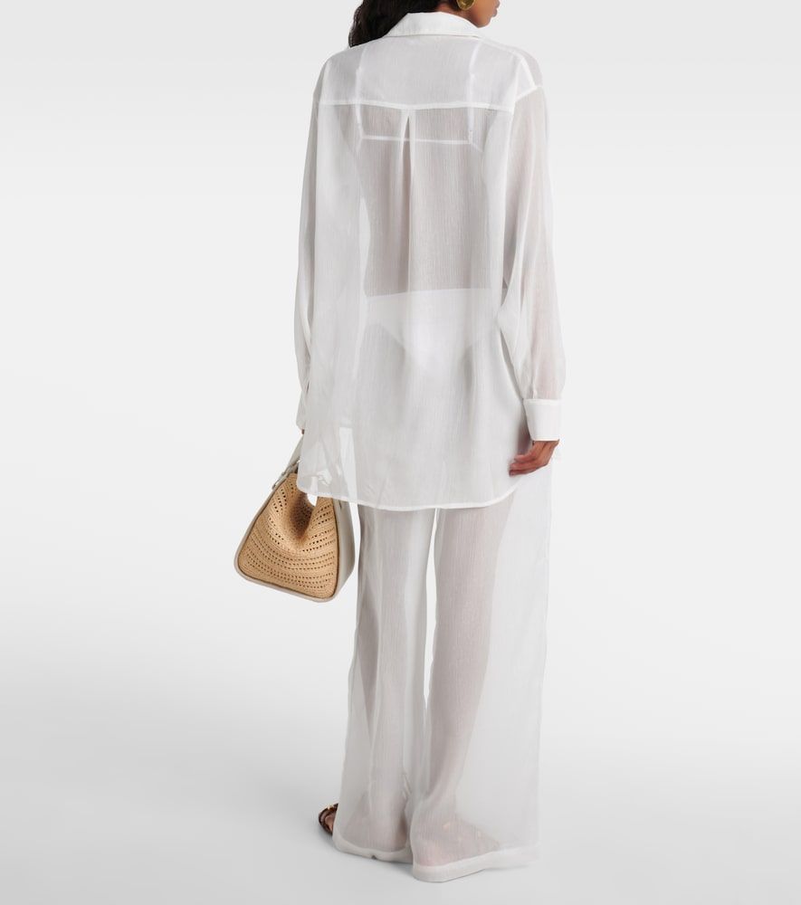 Jade Swim Mika sheer shirt - Jade Swim - Modalova