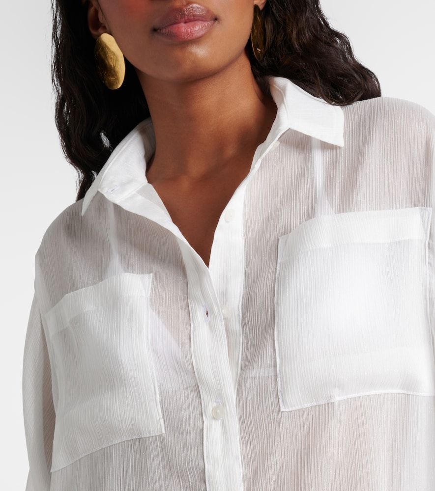 Jade Swim Mika sheer shirt - Jade Swim - Modalova