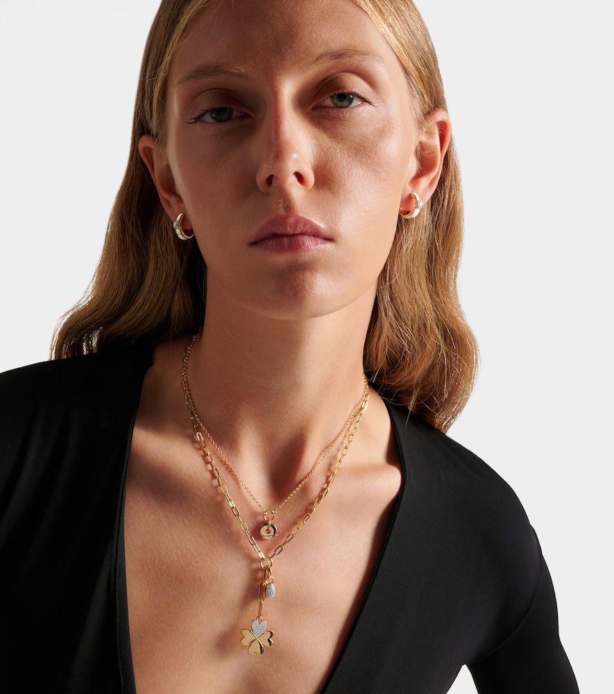 True Love 18kt pendant necklace with diamonds - FoundRae - Modalova