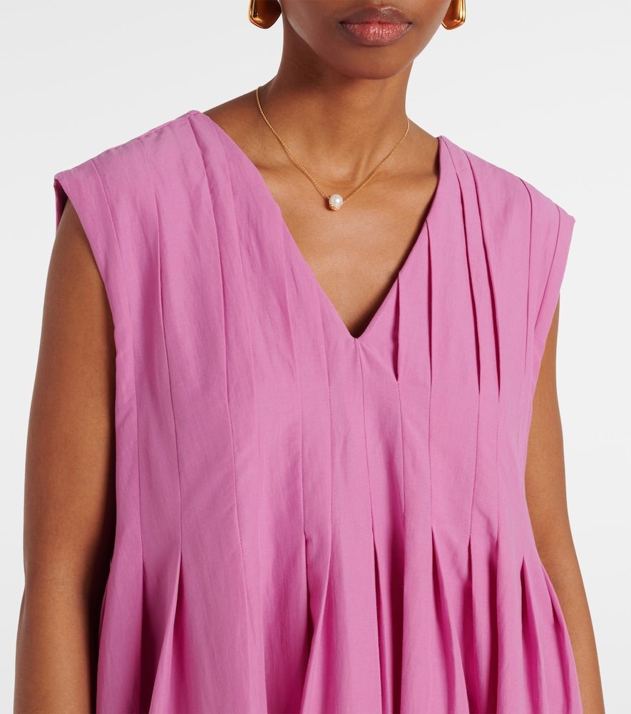 Vestido largo Piega de ramio y algodón - 'S Max Mara - Modalova
