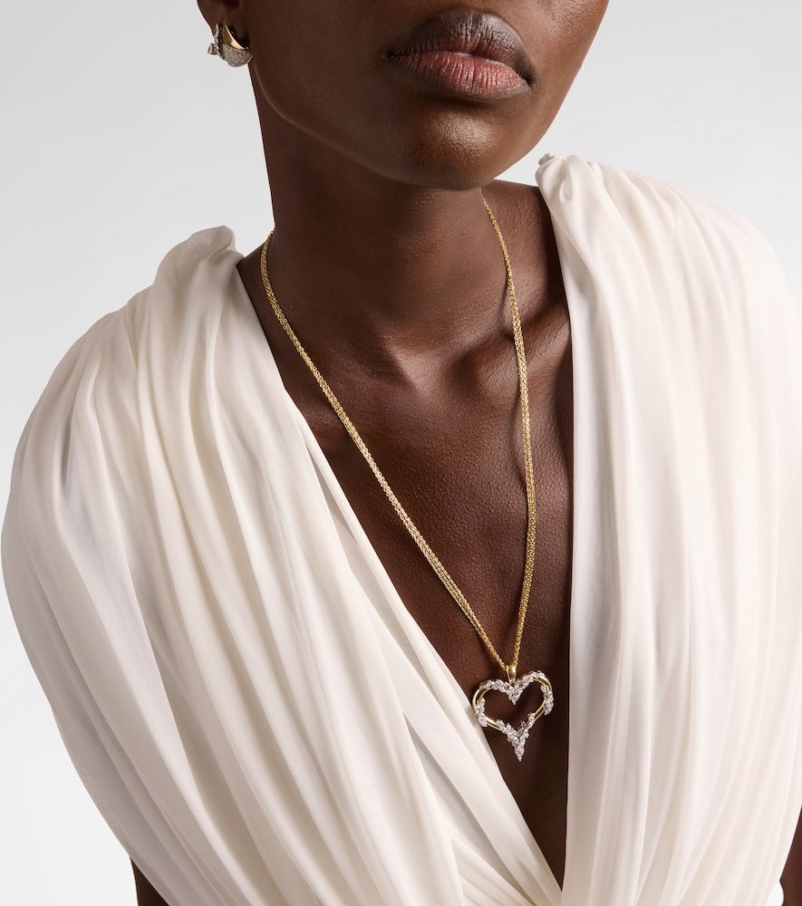 Collana Golden Strada in 18kt con diamanti - Yeprem - Modalova