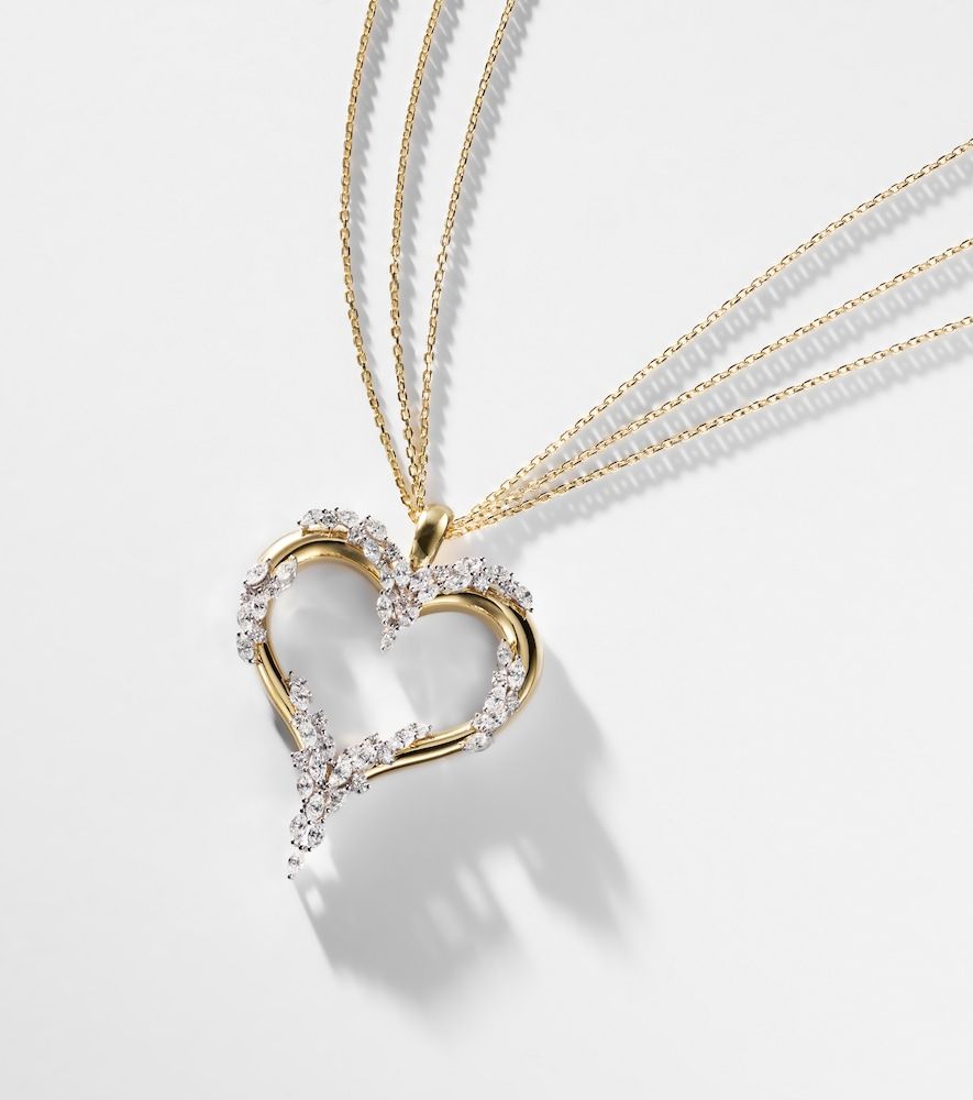 Collana Golden Strada in 18kt con diamanti - Yeprem - Modalova