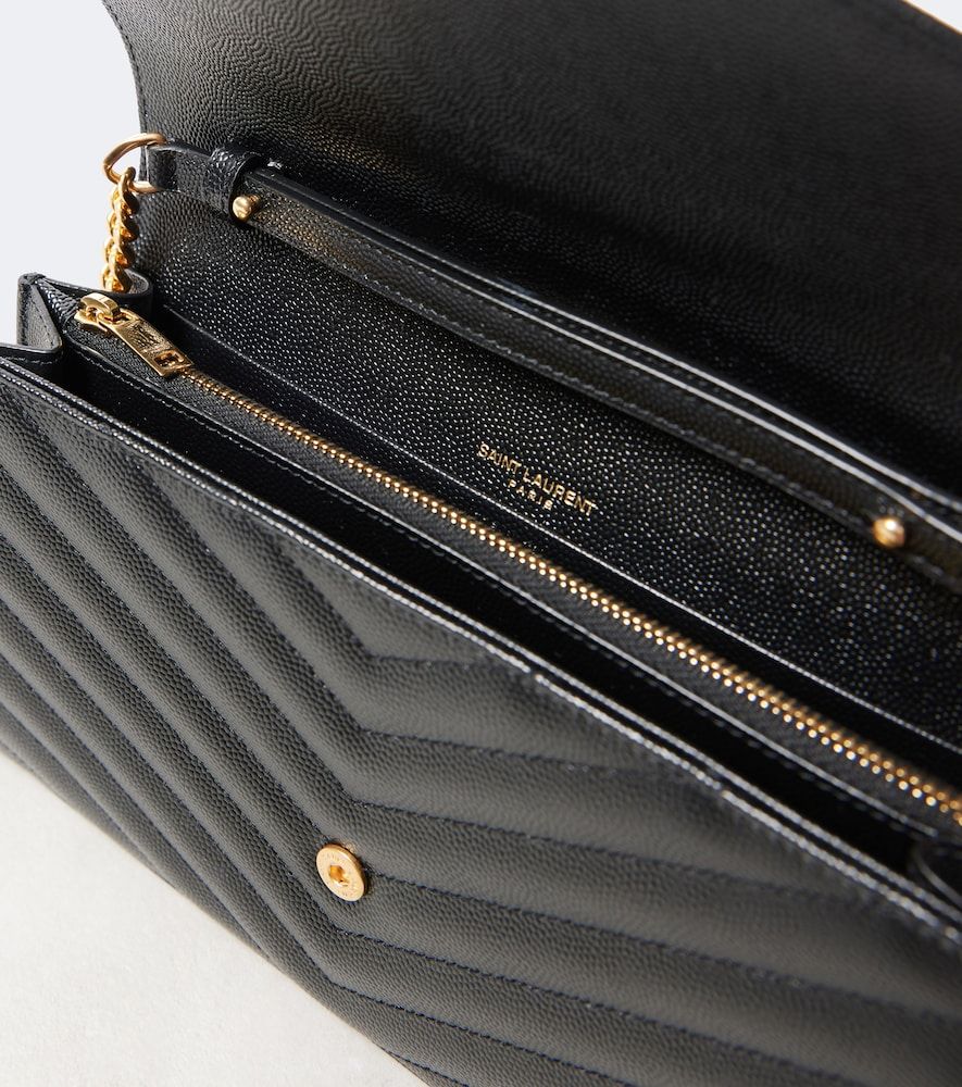 Cassandre matelasse leather wallet on chain - Saint Laurent - Modalova