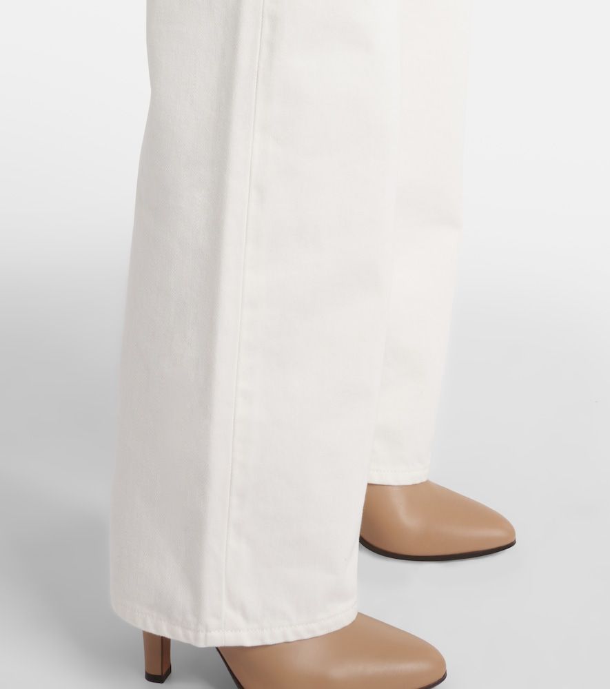 Wide-Leg Mid-Rise Jeans - Ralph Lauren Collection - Modalova